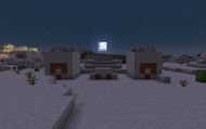 The moon rises over a desert pyramid (Image via Mojang)